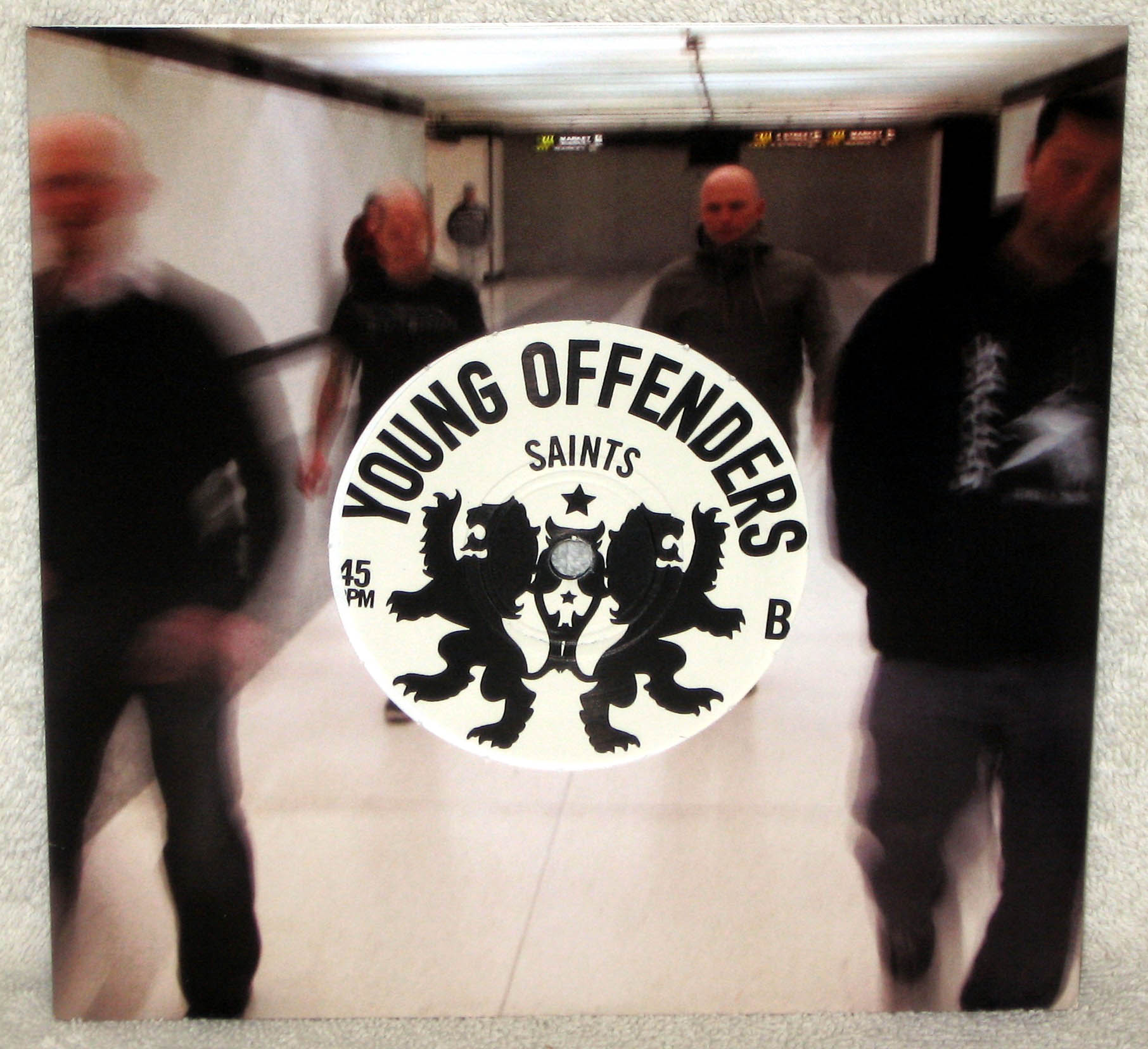 YOUNG OFFENDERS "Saints" 7" (Deranged) Import